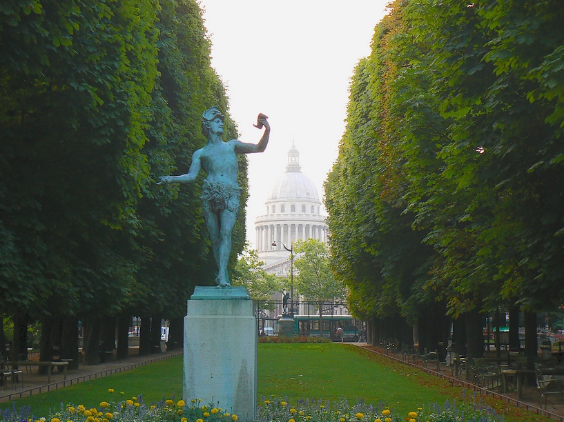 Le Pantheon: Le Pantheon  vu du Jardin du Luxembourg 048